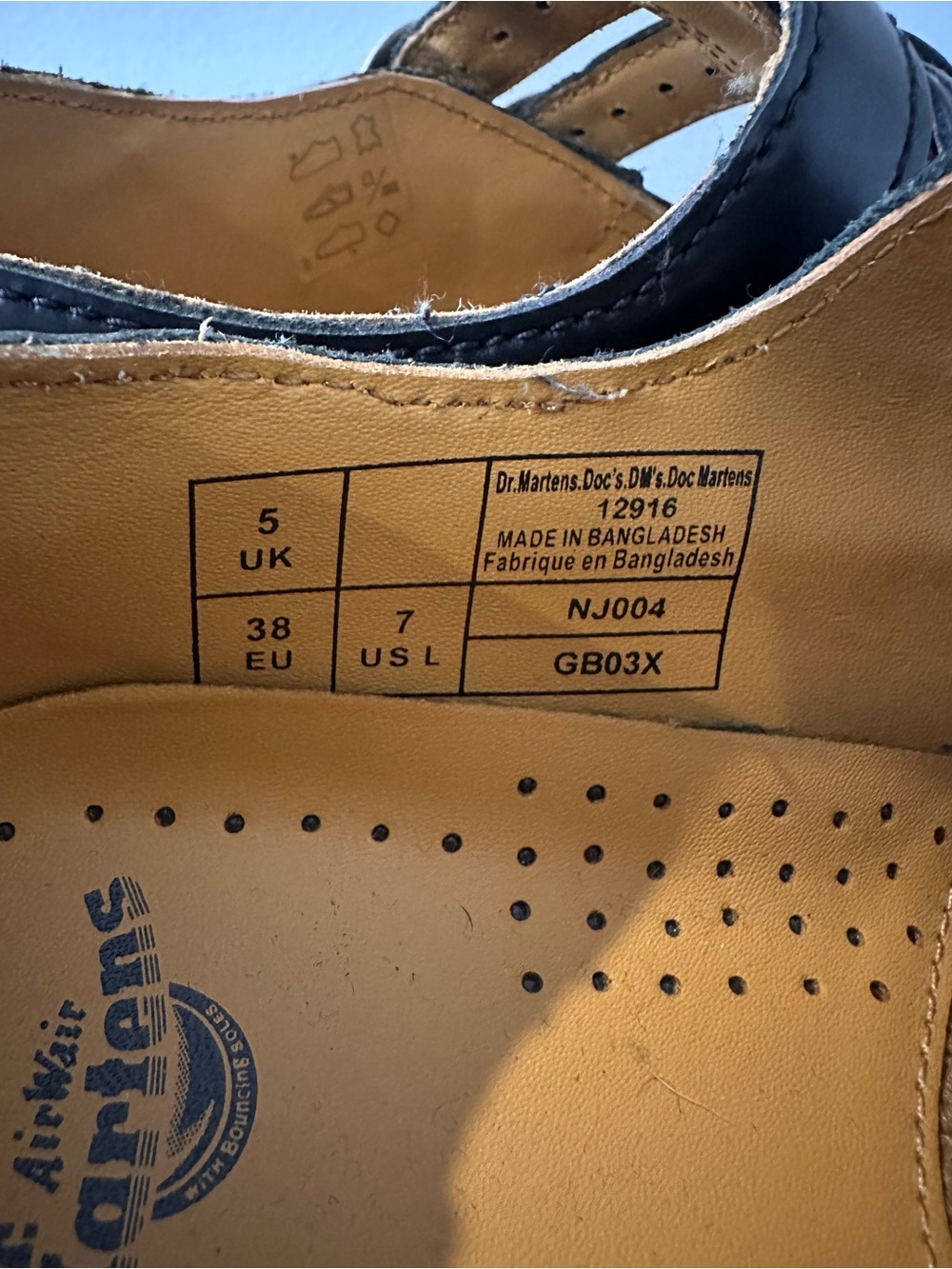 Dr Martens 8065 Mary Jane Strap Shoes - Picture 8 of 11